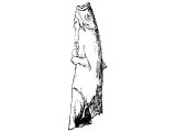 Palestinian god Dagon as a small terra-cotta figure